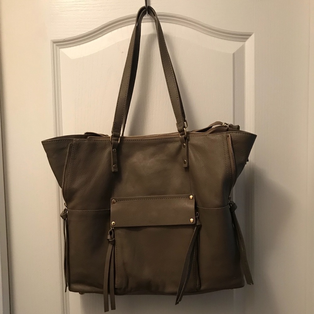 Kooba Brown/taupe leather purse